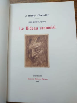 Le Rideau cramoisi. Eaux-fortes en couleurs de A. RASSENFOSSE. . BARBEY dAUREVILLY Jules. RASSENFOSSE.