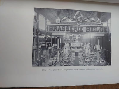 Exposition universelle de Paris en 1900. Congrès de Brasserie en 1900 à Paris. Travaux préparatoires. Mémoires français et mémoires belges. 