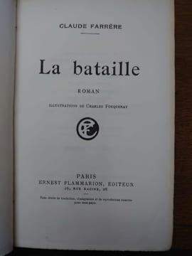 La bataille. illustrations de Charles Fouqueray. . FARRERE Claude.