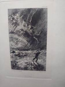 Onze eaux-fortes pour illustrer La Vieille Maîtresse de J. Barbey-D'Aurevilly, dessinées et gravées par Félix Buhot.