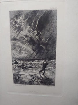 Onze eaux-fortes pour illustrer La Vieille Maîtresse de J. Barbey-D'Aurevilly, dessinées et gravées par Félix Buhot. . BUHOT Félix.