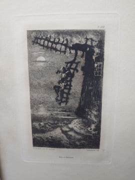 Six eaux-fortes pour illustrer Le Chevalier Destouches de J. Barbey-D'Aurevilly, dessinées et gravées par Félix Buhot. . BUHOT Félix.