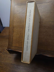 Chronique d'un majorat Traduit et illustré de bois par Charles Beckenhaupt. Exemplaire sur Japon. 