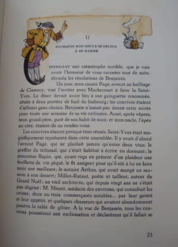 Mon oncle Benjamin. Illustrations de Roméo Dumoulin. . TILLIER Claude.