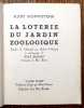 La Loterie du jardin zoologique. Traduit de l'allemand par Robert Valançay et accompagné de ""FIAT MODES"", 8 dessins de Max Ernst..  SCHWITTERS Kurt.