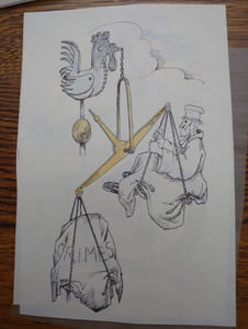 Les Contes d'un Buveur de Bière. Dessins originaux. 