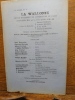 La Wallonie quand même. Revue mensuelle de Littérature et d'Art. 20 décembre 1887. . MOCKEL, René GHIL, Fernand SEVERIN. 