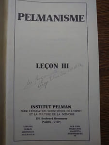 Pelmanisme : 12 Leçons.