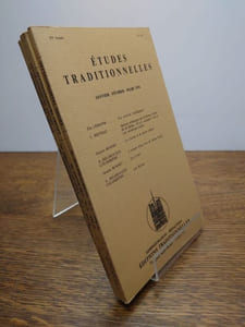 ÉTUDES TRADITIONNELLES. Année 1992 complète. 4 volumes.  Numéros 515, 516, 517, 518. 