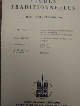 ÉTUDES TRADITIONNELLES. Année 1992 complète. 4 volumes.  Numéros 515, 516, 517, 518. . undefined