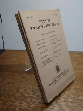 ÉTUDES TRADITIONNELLES. Année 1982 complète. 4 volumes. Numéros 475, 476, 477, 478. . undefined