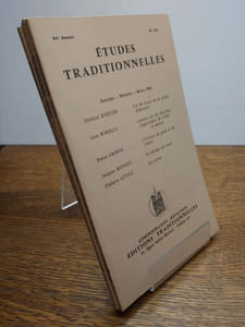 ÉTUDES TRADITIONNELLES. Année 1983 complète. 4 volumes.  Numéros 479, 480, 481, 482. 