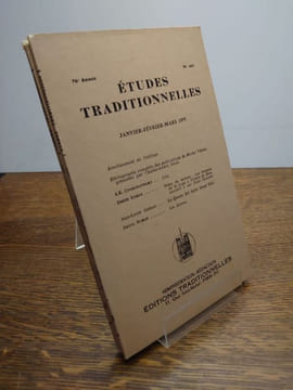 ÉTUDES TRADITIONNELLES. Année 1975 complète. 4 volumes.  Numéros 447, 448, 449, 450. . undefined