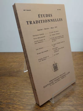 ÉTUDES TRADITIONNELLES. Année 1979 complète. 4 volumes. Numéros 463, 464, 465, 466. . undefined