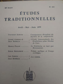 ÉTUDES TRADITIONNELLES. Année 1979 complète. 4 volumes. Numéros 463, 464, 465, 466. . undefined