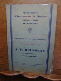 Manufacture d'instruments de musique cuivre et bois, accessoires.