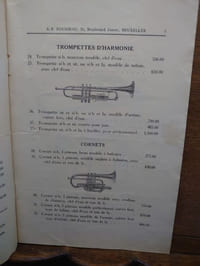 Manufacture d'instruments de musique cuivre et bois, accessoires.