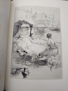 Venise. Eaux-fortes de HENRI LE RICHE avec suites. Reliure Art déco de Louise Marot dite Marot - Rodde. 