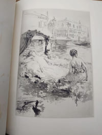 Venise. Eaux-fortes de HENRI LE RICHE avec suites. Reliure Art déco de Louise Marot dite Marot - Rodde.