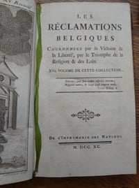Recueil des Représentations, Protestations et Réclamations faites à S.M.I. par les Représentans & Etats des dix Provinces des Pays-Bas Autrichiens assemblés. Contenant : La Joyeuse Entrée, avec les Additions, Edits & divers Traités de Paix, sur lesquels les mêmes Réclamations sont étayées [...]. 17 volumes. 