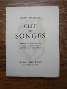 Clef des Songes. Trente bois originaux suivis d'un répertoire de l'oeuvre gravé de l'auteur.