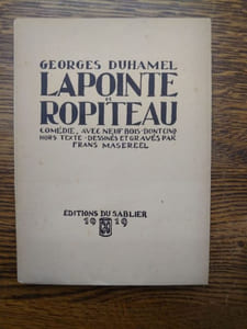 Lapointe et Ropiteau. Avec neuf bois dont cinq hors-texte, dessinés et gravés par Frans Masereel.
