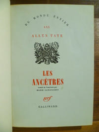 Les Ancêtres. Traduit de l'américain par M. Canavaggia.