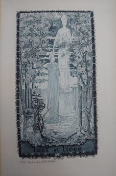 L'ART ET LIDÉE. Le dilettantisme littéraire et la curiosité. Revue contemporaine illustrée. Envoi d'Uzanne à Constantin Meunier. . Octave Uzanne, ...