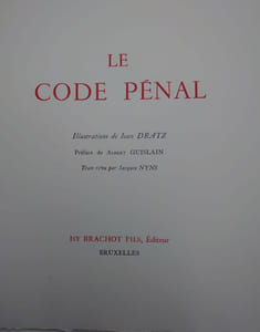 Le code pénal.