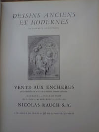 Nicolas Rauch. Genève. Dessins anciens et modernes. 1960.