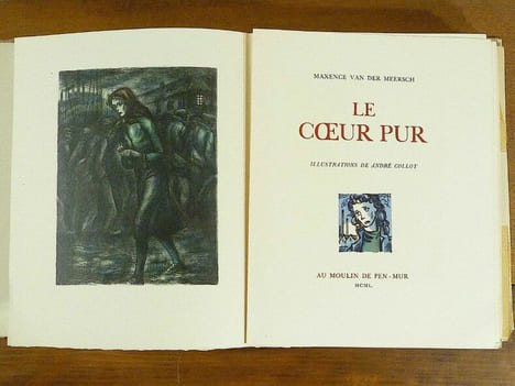 Le Coeur Pur. La Fille pauvre. Illustrations de André Collot.. VAN DER MEERSCH MAXENCE