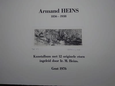 Armand Heins. 1856 - 1938. 