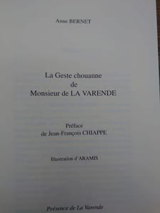 La geste chouanne de Monsieur de La Varende. Préface de Jean-François Chiappe. Illustrations d'Aramis. 