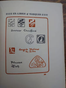 Le Troisième Livre des monogrammes, cachets, marques et ex-libris composés par George Auriol. 