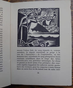 Le dernier homme. Version nouvelle. Avec une présentation par Stefan Zweig et 11 bois dessinés et gravés par Frans Masereel. Traduction libre par René Arcos et David Roget.
