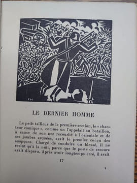Le dernier homme. Version nouvelle. Avec une présentation par Stefan Zweig et 11 bois dessinés et gravés par Frans Masereel. Traduction libre par René ...