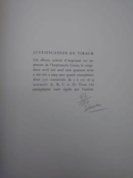 Eekman. Tirage hors commerce avec un dessin original. . BEDEL Maurice.