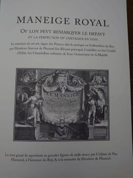 Le manège royal. Préface du Général Pierre Durand. . ANTOINE DE PLUVINEL. 