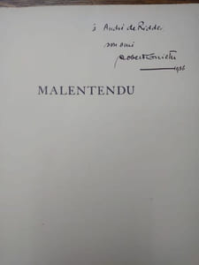 Malentendu. Un dessin de René Guiette.