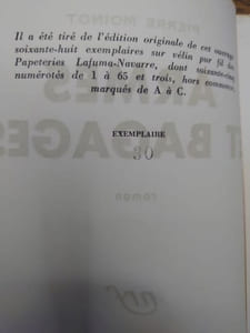 Armes et bagages. 