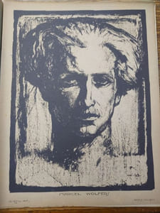Numéro dédié à Marcel Wolfers, quinze reproductions d'oeuvres, commentaire par Henri Lavachery, portrait gravé par Anto-Carte. 