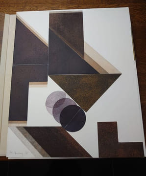 Des idées et des ombres. Un des 7 premiers exemplaires avec un collage original signé de Pol BURY et une suite de 7 gravures supplémentaires, ...