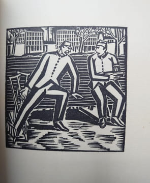 Lapointe et Ropiteau. Comédie, avec neuf bois dont cinq hors texte dessinés et gravés par Frans Masereel. . GEORGES DUHAMEL.