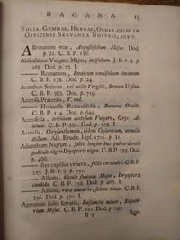 Pharmacopoea Hagana ex auctoritate magistratus poliatrorum opera instaurata et aucta. 