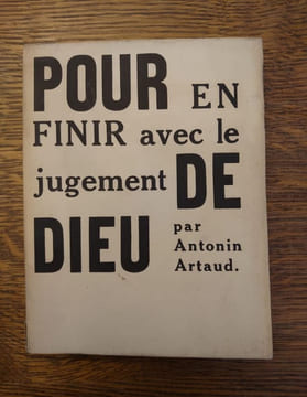 Pour en finir avec le jugement de Dieu émission radiophonique enregistré le 28 novembre 1947. Texte intégral suivi de variantes, extraits de presse et ...