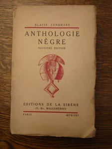 Anthologie Nègre. Deuxième édition.