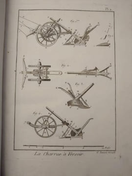 Recueil des planches du dictionnaire encyclopédique de l'art aratoire et du jardinage. . BENARD Robert, LACOMBE Jacques.