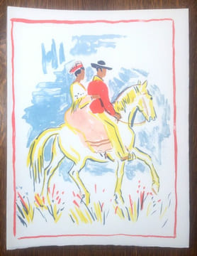 En Provence. Frédéric Mistral chante son enfance en Provence accompagné de lithographies originales de Yves Brayer qui nous la fait découvrir.. BRAYER ...