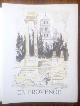 En Provence. Frédéric Mistral chante son enfance en Provence accompagné de lithographies originales de Yves Brayer qui nous la fait découvrir.. BRAYER ...