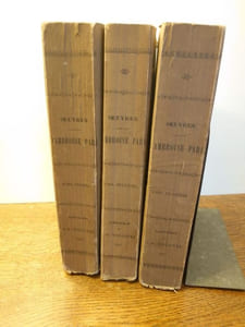 Oeuvres complètes d'Ambroise Paré. Revues et collationnées sur toutes les éditions, avec les varinates. Ornées de 217 planches et du portrait de l'auteur; accompagnées de notes historiques et critiques et précédée d'une introduction par J.-F. Malaigne. 
